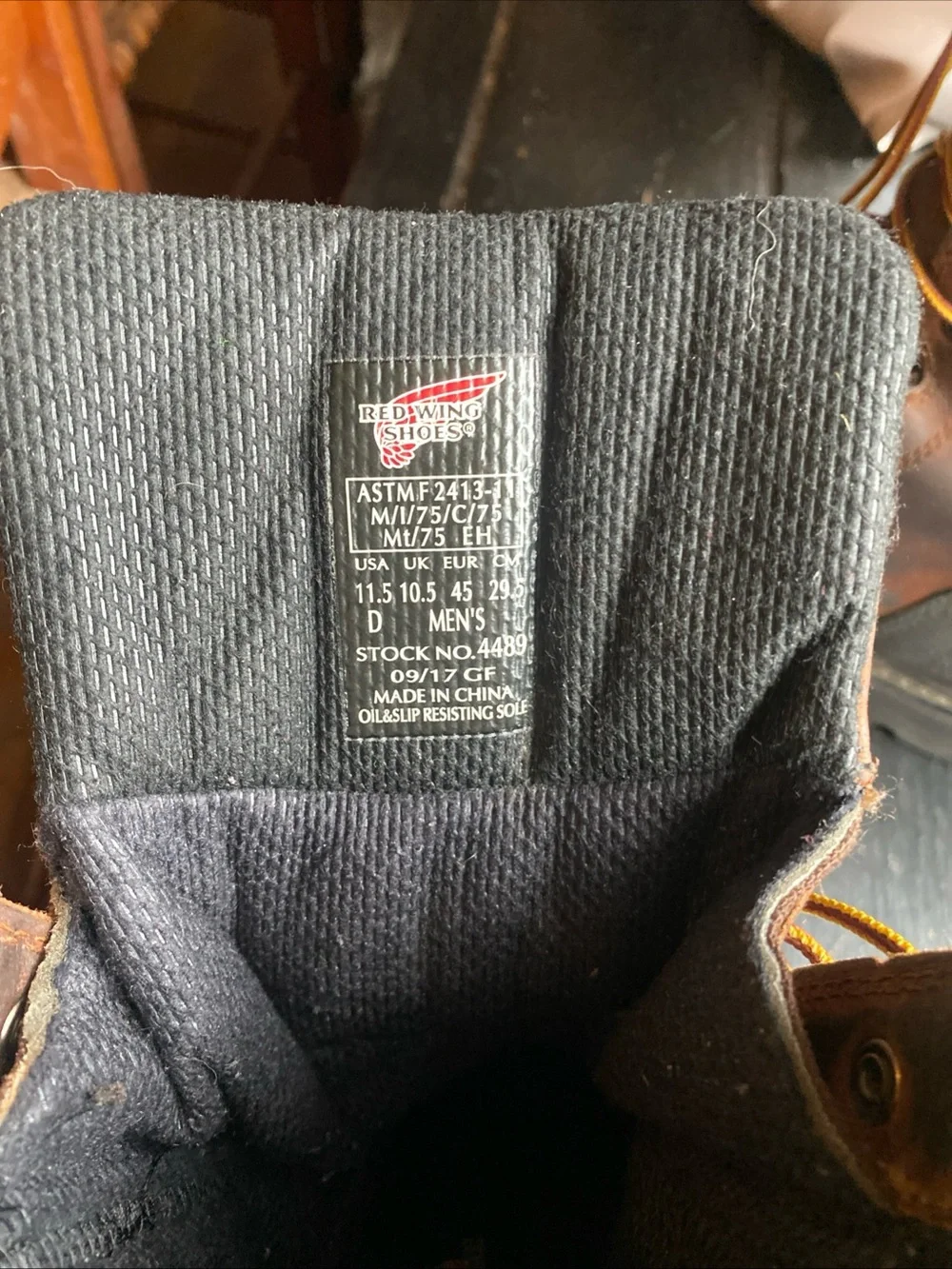 Red Wing Shoes sturdy leather